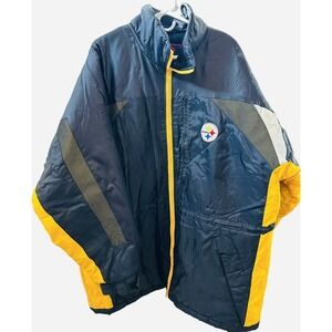 STEELERS Jacket Men Size XL Vintage By Pro Player Pittsburgh Football NFL Used